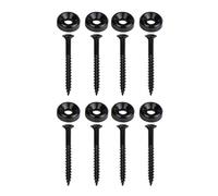 Black/Golden/Silver Guitar Neck Joint Ferrules Bushing With Screws Guitar Accessories For Electric Guitar Pack Of 8Pcs