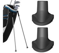 Black Golf Bag Stand Feet Replacement - Golf Club Bag Accessories, Rubber Golff Bags Feet Attachment | Sports Gear Caps For A Wide Range Of Applications On Various Terrains.