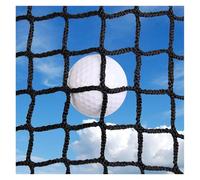 Black Golf Practice Net for Backyard, Strong Durable Outdoor Stadium Sport Netting Barrier Knotless Fence Safety Net for Stair Balcony Rail(2.5x5m(8.2x16.4ft))