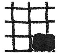 Black Golf Practice Net, Knotless Safety Rope Net Playground Safety Netz for Staircase Showrooms Balcony Rail(2.5x3m(8.2x9.8ft))