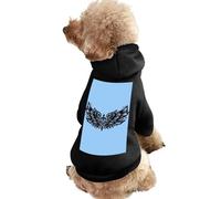 Black Gothic Mardi And Gras Dog Hoodie Sweatshirt Dog Sweater Pet Coat