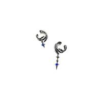 Black Gothic Thorns Ear Cuff Earring for Women Man