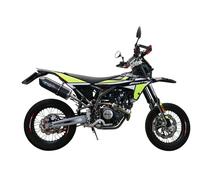 Gpr Exhaust Systems Furore Evo4 Poppy Fantic Motor Xmf 125 21-22 Ref:fn.2.fp4 Homologated Oval Muffler Black Homologated