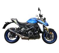 Gpr Exhaust Systems Furore Evo4 Poppy Suzuki Gsx-s 1000 F 17-20 Ref:e4.s.194.fp4 Homologated Oval Muffler Black Homologated