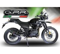 Black GPR Exhaust Muffler Furore Nero Royal En Himalayan 410 2021 2023