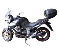 Black GPR Exhaust Muffler Furore Poppy Appr Moto Guzzi Breva 1100 4V 2005 2010