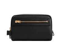 Black Grained Leather Toiletry Case - male - Tom Ford - Toilet Bags - Black - ONE SIZE - Bags ONE SIZE