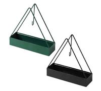 (black,green) 1/2pcs Triangle Incense Coil Holder With Ash Catcher Tray Repellent Spiral Incense