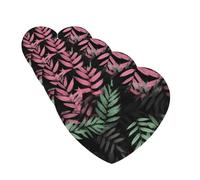 Black green leaves Car Air Freshener Cards for Women Men 4 Pack Cute Car Accessories Long Lasting Scent Car Diffuser Hanging Auto Aromatherapy Tablets Car Fresheners Gifts