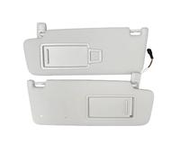 Black Grey Front Sun Visor Panel With Mirror Sunshield For Golf 7 MK7 2013-2021 5GG857551 5GG857552 Sun Visor Extender(1 Pair Grey)