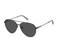 Black/Grey Polarized Sunglasses - unisex - Polaroid - Sunglasses - Black - 56 MM - Accessories 56 MM