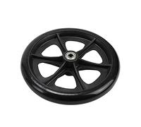 Black Grey Solid Wheelchair Wheels Heavy Duty Wheelchair Front Casters 1 Pair Wheelchair Walker Replacement Wheels Easy Installation