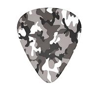 Black Grey White Camo Advanced guitar pick 12 pieces Three thicknesses for bass, electric guitar, acoustic guitar bag