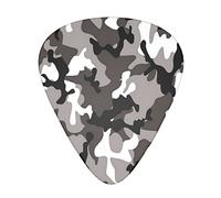 Black Grey White Camo Advanced guitar pick 12 pieces Three thicknesses for bass, electric guitar, acoustic guitar bag