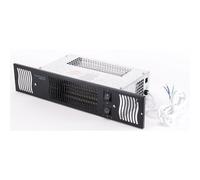 (Black Grill) Bidex 1.9kw Electric Kitchen Plinth Heater with 7 Day Timer & Room Thermostat