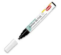 Black Grout Marker Pen for Tile Joints - Chisel Tip - Fast-Drying Water-Resistant Ink, Fade-Resistant - for Bathroom and Kitchen Grout Refresh, Cleaning Touch-Ups - Xylene and Toluene Free