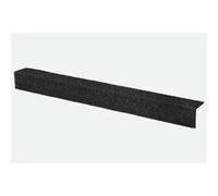 Black GRP Stair Nosing 1000mm - Pack of 5 | Heavy Duty Anti-Slip Stair Edge Trim for Indoor & Outdoor Steps | Fibreglass Safety Tread | Weatherproof, Durable, Easy to Install