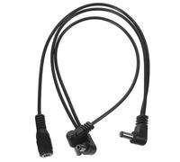 Black Guitar Effect Connecting Wire for Guitar Effector Accessories | Daisy Chain Lead Wear-resistant Finish Electronic Components Build Right Angle Connector Sound Quality