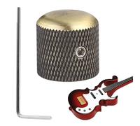 Black Guitar Knobs, Guitar Knobs, Bass Dome Knobs with Wrench, Guitar Control Knobs, Speed Control for Improved Playability, Bass Accessories