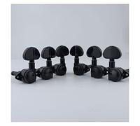 Black Guitar Locking Tuners 1:21 Rotomatic Lock String Tuning Key Pegs With Big Handle Machine Head Guitar Knobs Tuning Keys