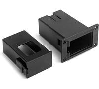 Black Guitar Pickup Battery Box Battery Guitar Case Acoustic Guitar Pickup Parts, Pickup Shell Cover Installed on Guitar Bass with 9V Battery Box, Bass Accessories