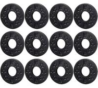 Black Guitar strap locks, 12pcs silicone guitar strap blocks/guitar locks, bass guitar strap locks for locking guitar strap Nice Processed Guitar Strap Locks Straps and Strap Locks