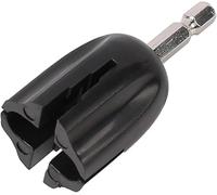 Black Guitar String Winder Head Tool Electric Drill Tuning Peg Puller Guitar Bass Repair Maintenance DIY Tool Easy to Use, As the Pic Show String Winders Guitar and Bass Accessories