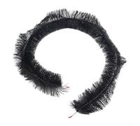 Black Gutter Brush 100mm Diameter 1.2m Long for Roof Protection, Compatible with PVC and Copper Gutters, Leaves and Debris Clogging