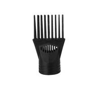 Black Hair Dryer Comb,Plastic Blow Comb Attachment Styling for Straightening Detangling, Universal Nozzle Hairdressing Salon Hair Dryer, Curly, Natural Styling Tools, Dryer Attachments