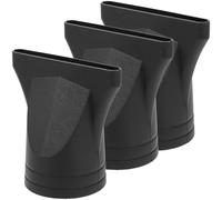 Black Hair Dryer Diffuser Nozzle Set, 3Pcs Plastic Concentrator Attachment