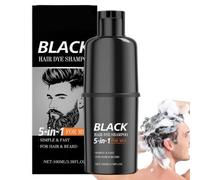 Black Hair Dye Shampoo 100ml Anti Frizz Scalp Cleanser | Cleansing shampoo for shine, repair and scalp health; at home, in the bathroom, daily use and when travelling