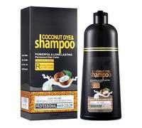 Black Hair Dye Shampoo 500 ml, Oil Instant Colour with Oil & Herbs, Hair Dye Long Lasting & Non-Fading with Nourishing for Home and Salon