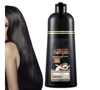 Black Hair Dye Shampoo 500 ml, Oil Instant Colour with Oil & Herbs, Hair Dye Long Lasting & Non-Fading with Nourishing for Home and Salon
