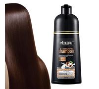 Black Hair Dye Shampoo, 500ml Long Lasting Color Shampoo For Men Women, Hair Coloring Shampoo In Minutes, Dye Shampoo For Gray Hair, Protects Hair Damage, No Fade, Non-Stick Scalp