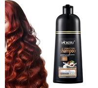 Black Hair Dye Shampoo, 500ml Long Lasting Color Shampoo For Men Women, Hair Coloring Shampoo In Minutes, Dye Shampoo For Gray Hair, Protects Hair Damage, No Fade, Non-Stick Scalp