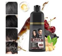 Black Hair Dye Shampoo, 500ml Natural Colour Shampoo Hair Dye, Anti-aging Scalp Shampoos, Long Lasting Nourishing Shampoos For Both Men And Women Salon Daily Care