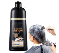 Black Hair Dye Shampoo, 500ml Natural Fast Black Hair Dye Shampoo, Moisturizing Hairs Dyes Shampoos, Long Lasting Nourishing Shampoos For Both Men And Women Salon Daily Care