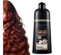 Black Hair Dye Shampoo, 500ml Natural Fast Black Hair Dye Shampoo, Moisturizing Hairs Dyes Shampoos, Long Lasting Nourishing Shampoos For Both Men And Women Salon Daily Care