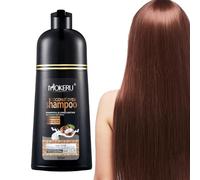 Black Hair Dye Shampoo For Natural Hair, 500ml Instant Black Hair Shampoo Hair Dye Shampoo For Men Women Black Color, Mild Plant Formula, Hair Dye Shampoo Natural Black Hair Color Shampoo