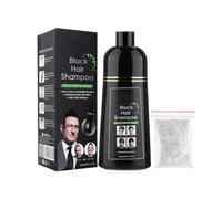 Black Hair Shampoo Dye, Black Color For Man Woman, Instant Hair Blackening Dye Hair Dye Shampoo, Hair Darkening Black Shampoo, To Cover Gray-White Hair, Easy To Use- Quick And Easy (Black)