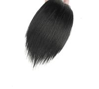 Black Hair Topper, Hair Pieces for Thin Hair, 9.8 Inch Invisible Hair Topper, Thick Clip on Female Tops, Hair Pieces for Adding Hair Volume Invisible