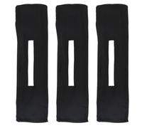 Black Hairbands for Women 3pcs Iron Polyester Hair Accessories | Creating French Twist, Sock Bun, Twisting Bowknot Headband, Elegant Lovely Style, Waves