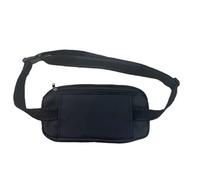 Black Hajj & Umrah Waist Bag Ihram Belt - Anti-Theft Travel Money Pouch for Pilgrimage, Passport Holder, Mobile Phone Case & Secure Wallet for Cash and Cards-Black