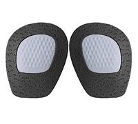 Black Half Insoles for Shoes - Cushion Ball of Foot - Prevent Feet from Sliding - Genuine Natural Leather and Cushioning Latex Pillow - Unisex Unisize - Kaps Cody