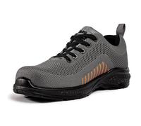 Black Hammer 2222 Safety Trainers Mens Composite Toe Lightweight Professional Grade Trainer Work Shoes S1P Src Grey (9 Uk)