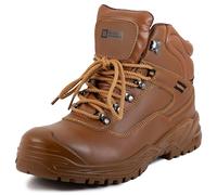 Black Hammer 6600 Men's S3 SRC Water-Resistant Steel Toe Boots, 11 UK Brown
