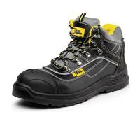 Black Hammer 9944 Mens Safety Work Boots Steel Toe Cap Durable Lightweight Waterproof Non-Slip Anti Static S3 Src (6 Uk)