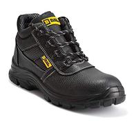 Black Hammer Comfortable Waterproof Steel Toe Caps Safety Boots Lightweight, Durable, Non-Slip Work Shoes for Work & Outdoor Activities 1007 (11 UK)