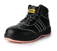 Black Hammer Flo Safety Boots Lightweight Womens Composite Toe Cap With Midsole Protection Non Slip Breathable S3 Src (4 Uk)