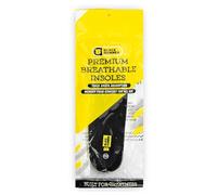 Black Hammer Men's Memory Foam Insoles Comfortable Inner Soles for Work, Casual Trainers Shoes & Boots Thick Fully Cushioned Soft & Padded Perfect for Professionals & Sports Enthusiasts (10 UK)